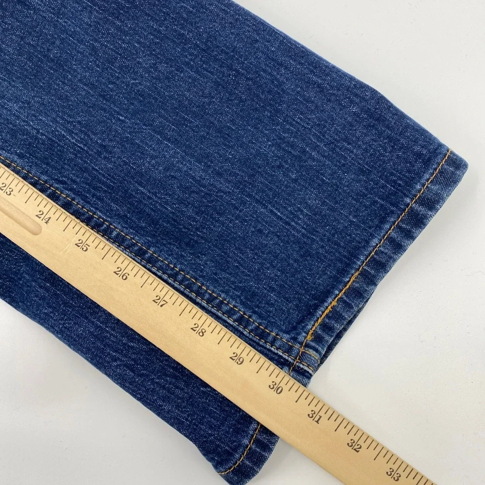 Levis 541 Jeans Athletic Taper Mens Tag 46x32 Fits‎ 48x30.5 Blue Stretch Rugged